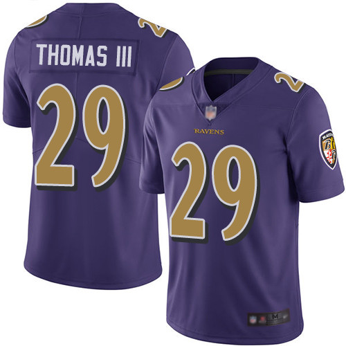 Baltimore Ravens Limited Purple Men Earl Thomas III Jersey NFL Football #29 Rush Vapor Untouchable